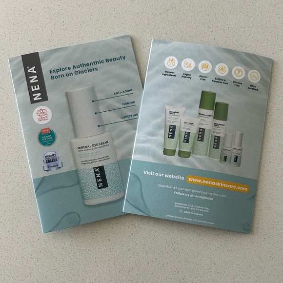NENA Glacial Oceanic Clay Mask with Skincare Samples - Picture 15 of 16